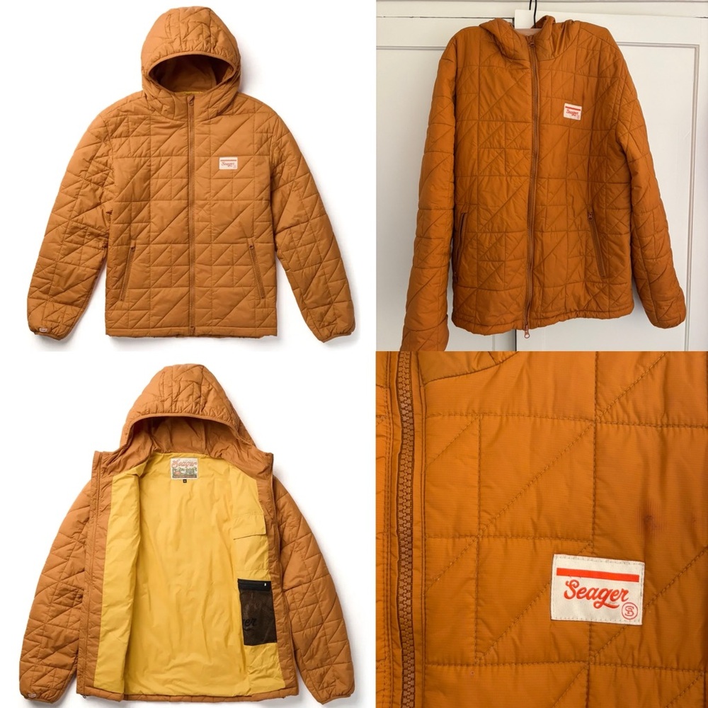 Seager Ruff & Tuff Puff Jacket Orange